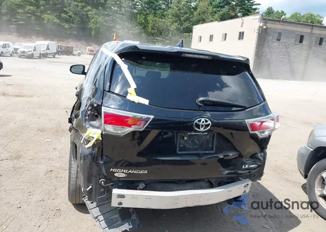2015 Toyota Highlander Le Plus V6 from USA, damaged, VIN 5TDBKRFH7FS209343